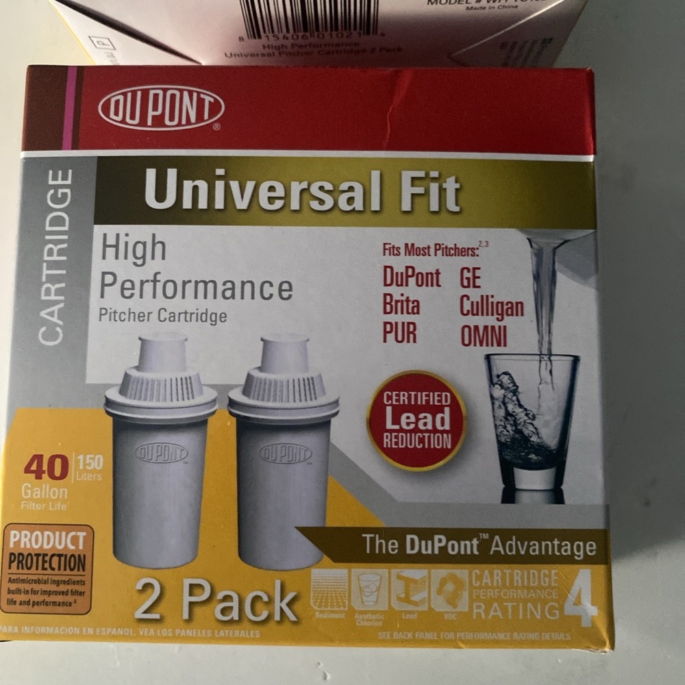 2 DuPont High Performance Water Filter Universal Fit Brita PUR GE Culligan OMNI - Picture 2 of 6